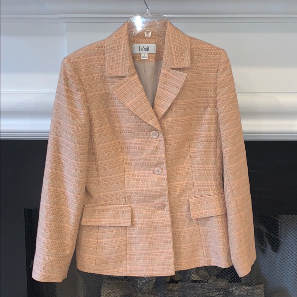 Multicolored Tweed Le Suit jacket blazer